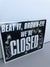 KEVIN SMITH & JASON MEWES - Signed SECRET STASH "Open-Closed" Double Sided Sign