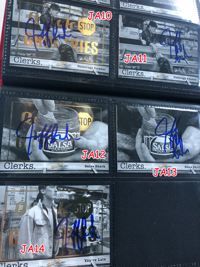 JEFF ANDERSON - Signed Clerks Trading Cards