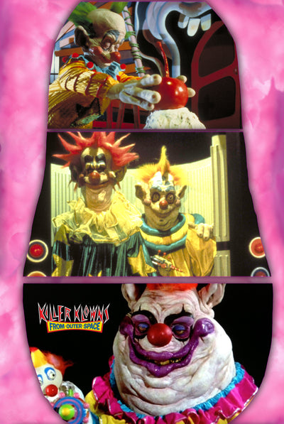 4 KLOWN ACTORS - Signed  Killer Klowns 12x18 Custom "Klown Cocoon"